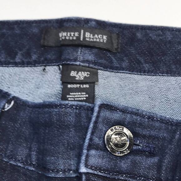 WHITE HOUSE Womens 2 Shirt Bootleg Blue Jeans - Picture 6 of 6